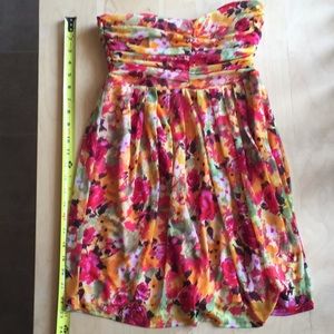 Strapless Flirty Dress